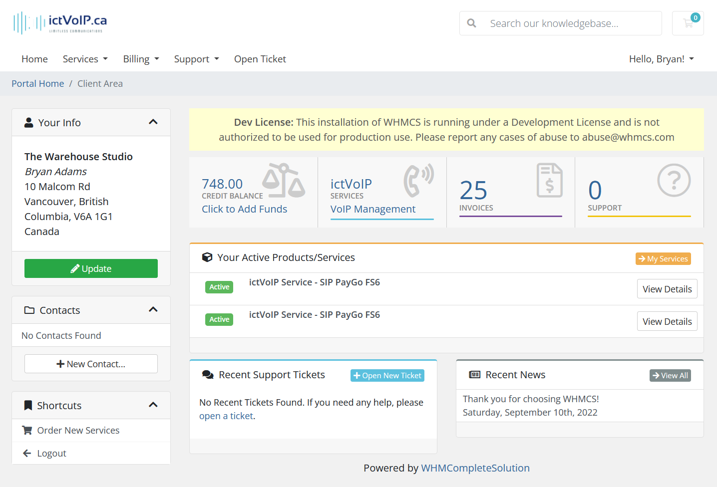 Adding a new Provider or PBX