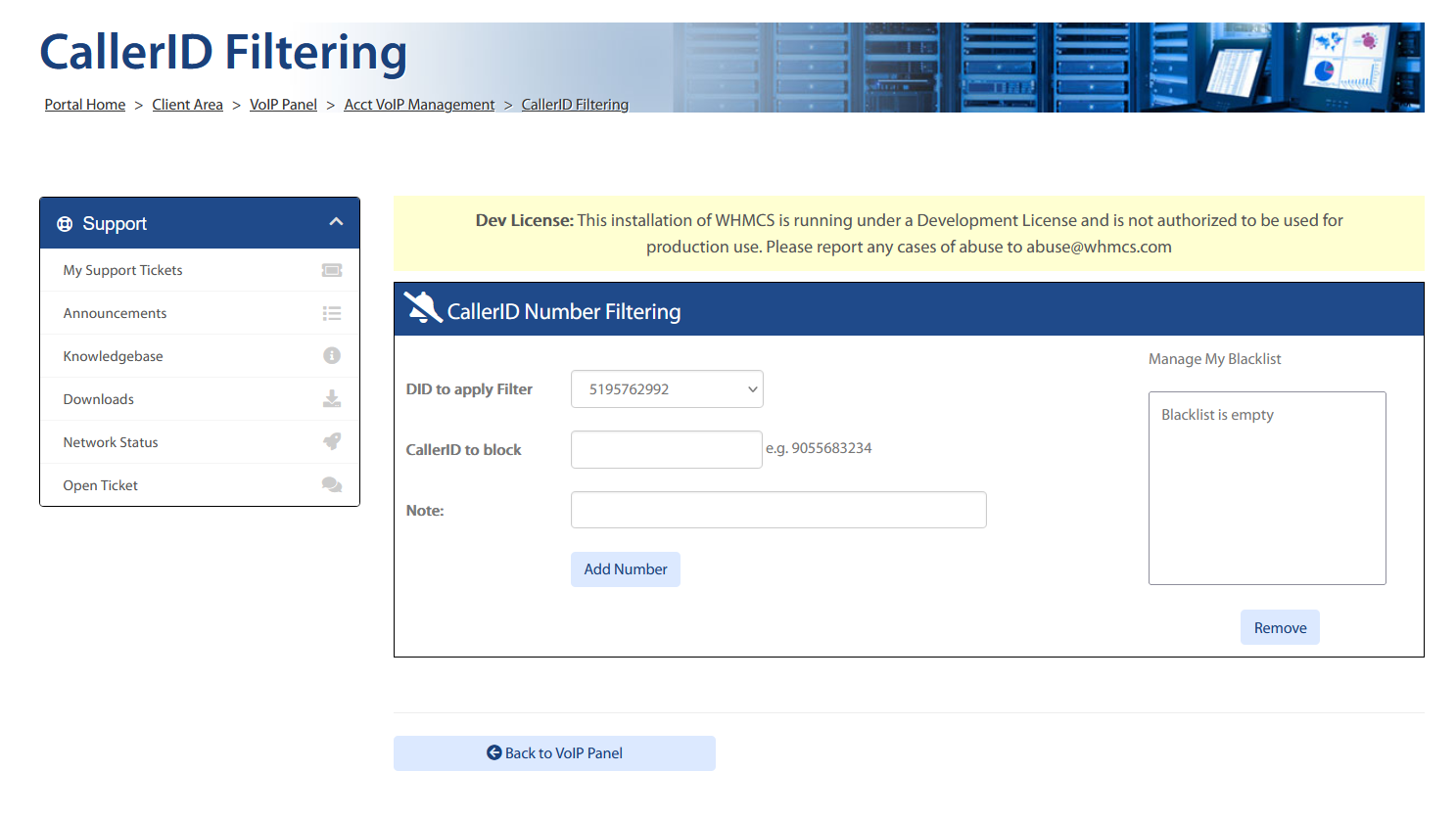 Client CDRs