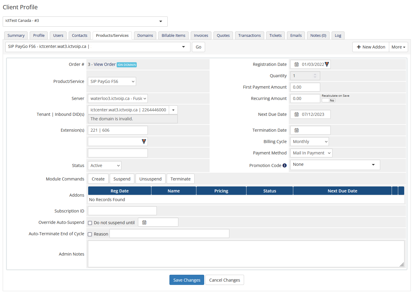 Adding a new Provider or PBX